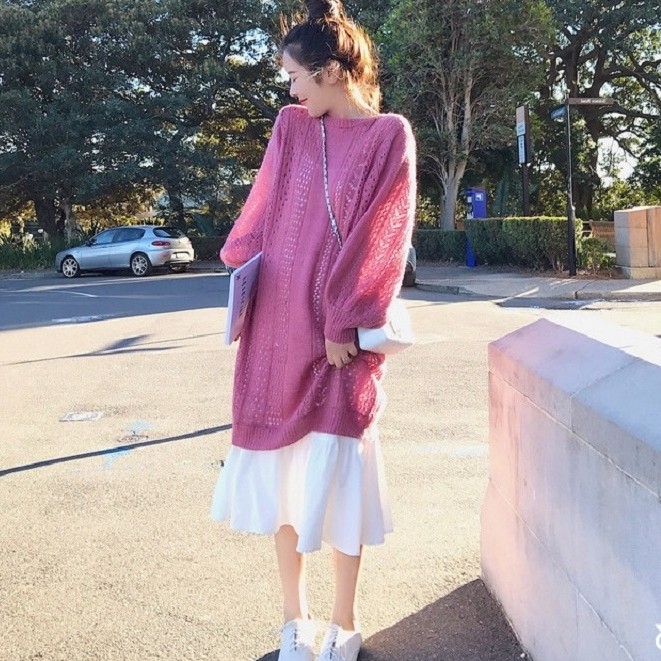 (HÀNG ORDER) Set váy len mỏng GNCM