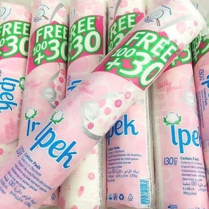 [Chính Hãng] Bông Tẩy Trang Ipek Thổ Nhĩ Kì 130 Miếng | BigBuy360 - bigbuy360.vn