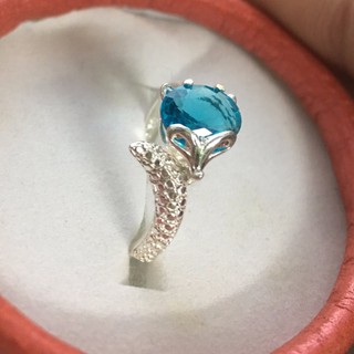 Nhẫn bạc Hồ Ly đuôi dài