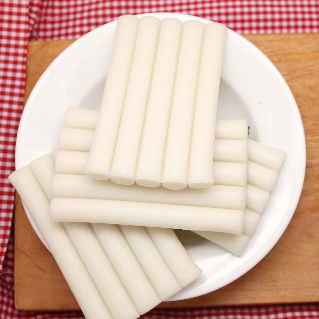 500g BÁNH GẠO TƯƠI TOKBOKKI HÀN QUỐC THÍCH HỢP LÀM MÓN BÁNH GẠO XÀO CAY TOKBOKKI