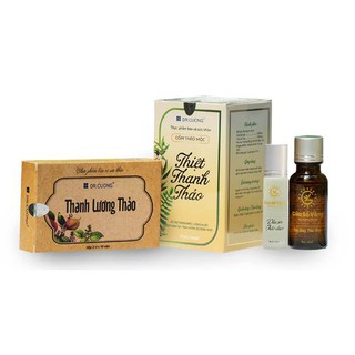Combo Bảo Vệ Sức Khỏe Cửa Sổ Vàng 1 Thanh Lương Thảo, 1 Tinh Dầu , 1 Dầu Xoa, 1 Thiệt Thanh Thảo