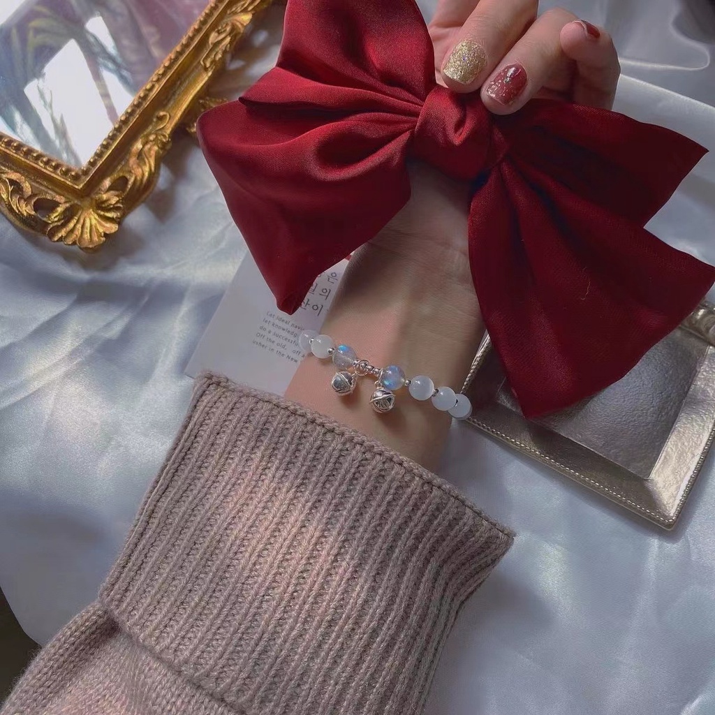 Vòng Tay MAYEBE LAVEND Chuỗi Hạt Đá Opal Dễ Thương Cho Nữ