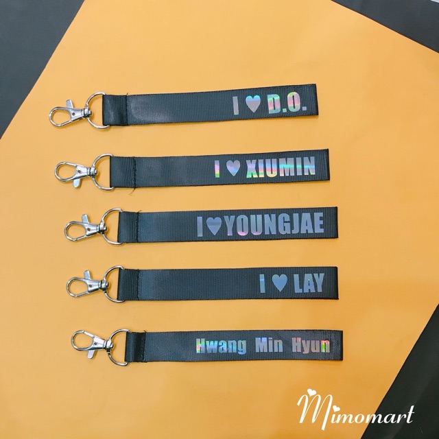 Móc khóa dây strap idol các ban nhạc kpop