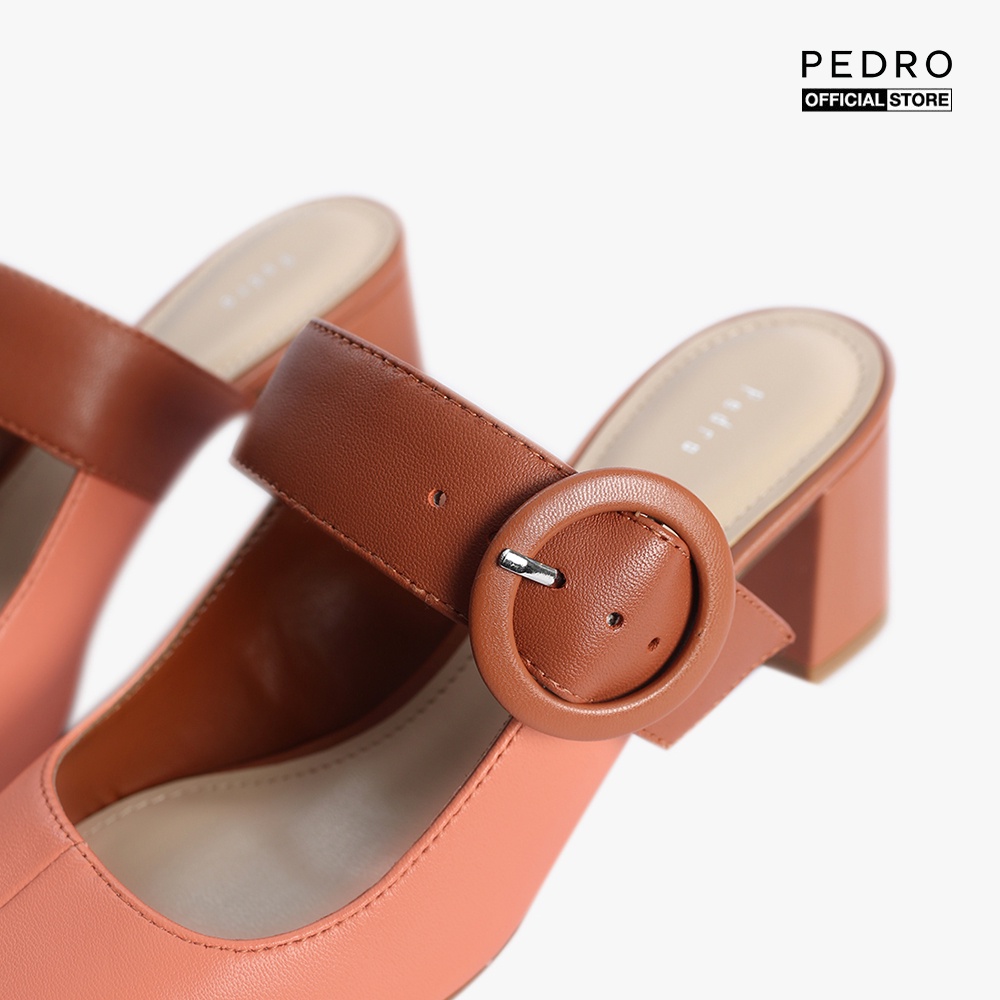 PEDRO - Giày cao gót mũi nhọn Buckled Leather PW1-26620017-24