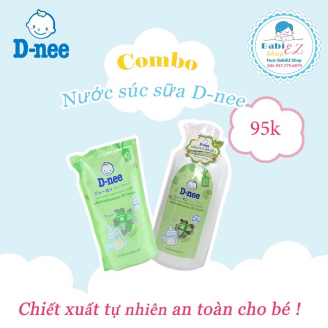 Nước súc bình sữa , rửa đồ chơi cho bé D-nee