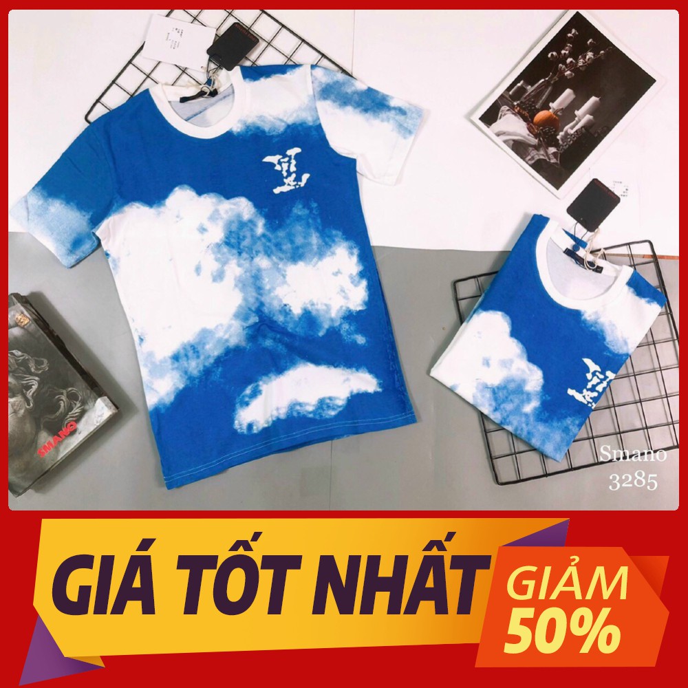 Áo Phông Nam Nữ , Áo Đôi LV Loang siêu thoáng mát tạo sự thoải mái cho người mặc