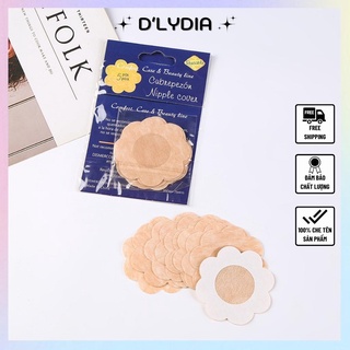 5 cặp miếng dán nhũ hoa giấy hình hoa d'lydia md05