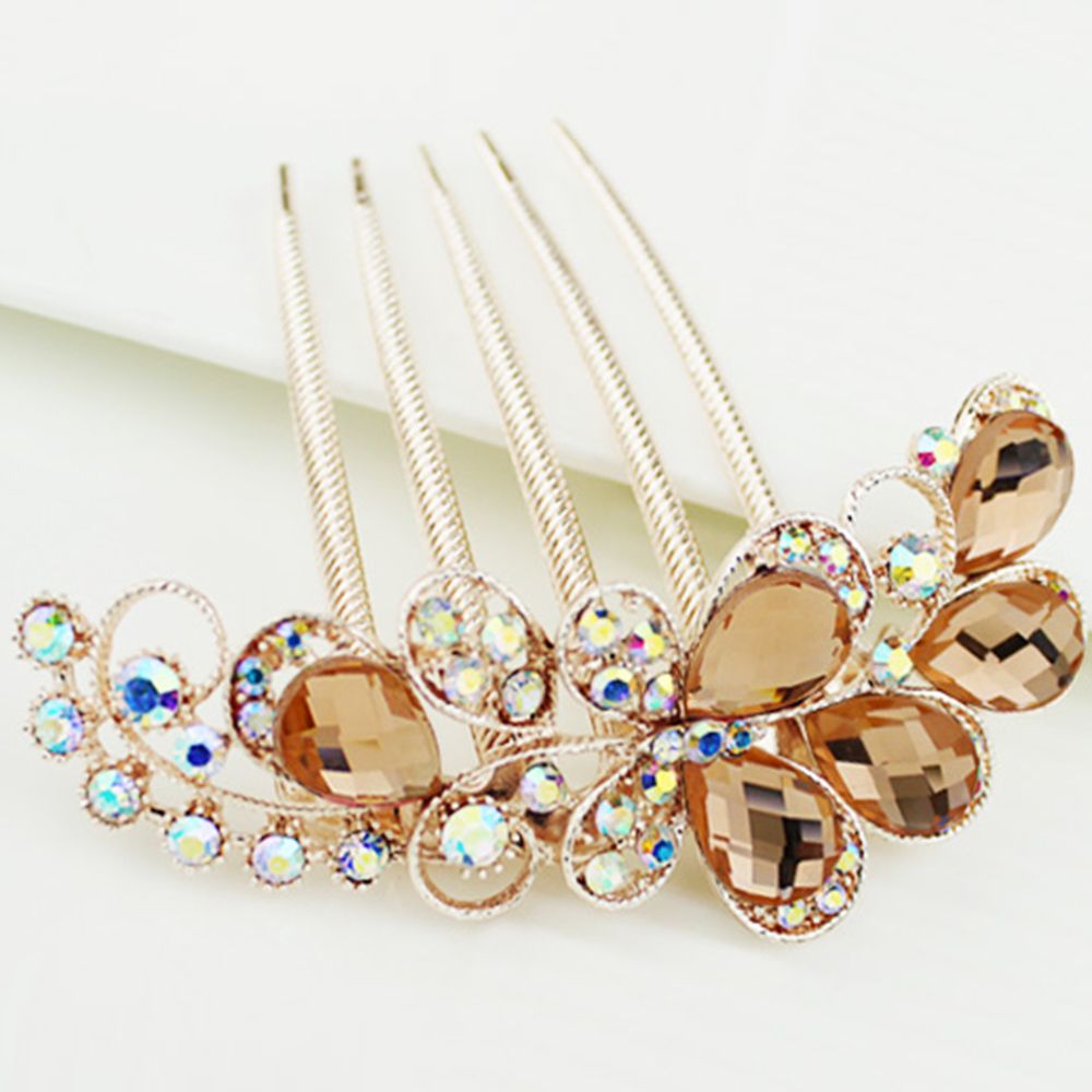 Lược cài tóc softness bằng hợp kim/ kim tuyến nhiều màu sắc tuỳ chọn