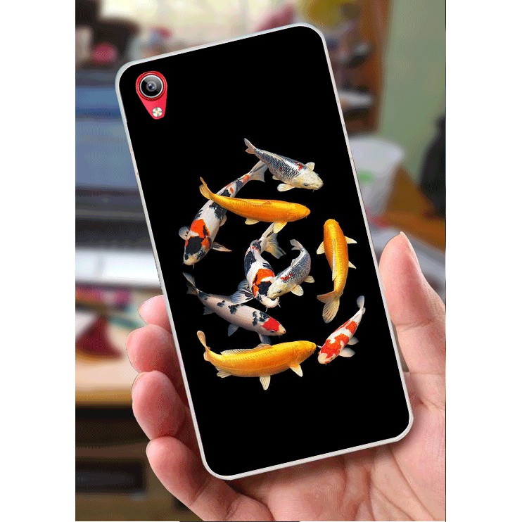 Ốp Lưng Vivo Y91C (Dẻo) - Đàn Cá Chép Nhật Đẹp