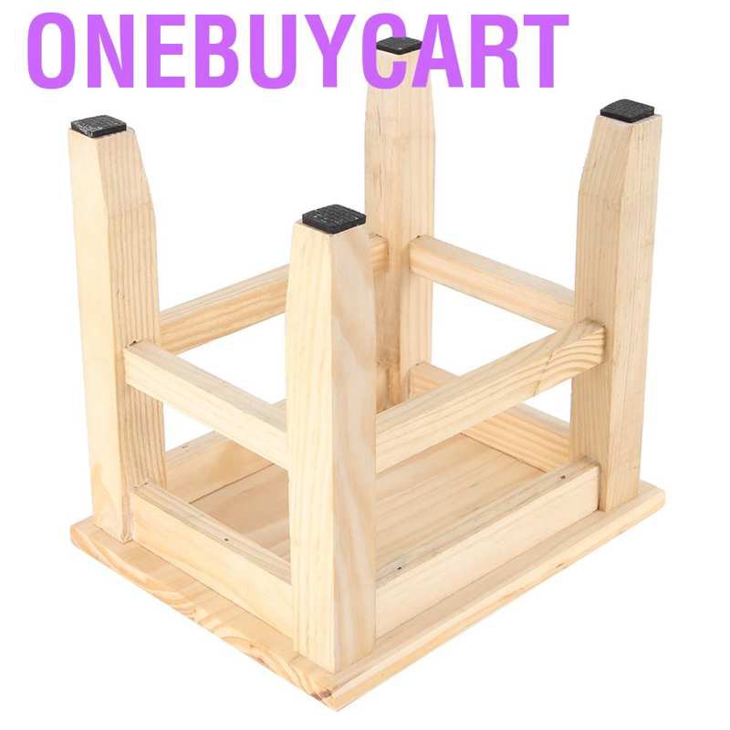 Ghế gỗ kiểu vuông tiện dụng cho trẻ em