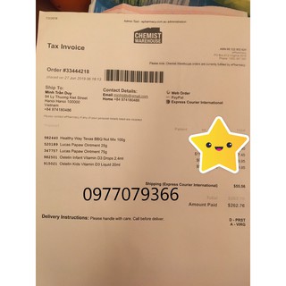 Infant Ostelin Vitamin D3 drop (bill chuẩn hàng Úc)