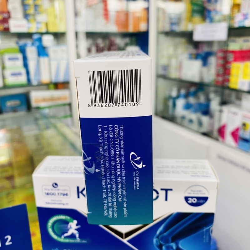 ✅ [Chính Hãng] Viên uống Xương Khớp - Kiện cốt vương, hỗ trợ giảm đau khớp, viêm khớp,tái tạo sụn, mạnh gân cốt. 20 viên