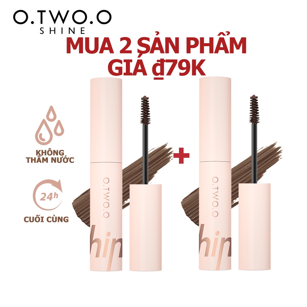 Gel kẻ lông mày O.TWO.O 4ml chống nước 4 màu tùy chọn tự nhiên dùng trang điểm làm đẹp | BigBuy360 - bigbuy360.vn