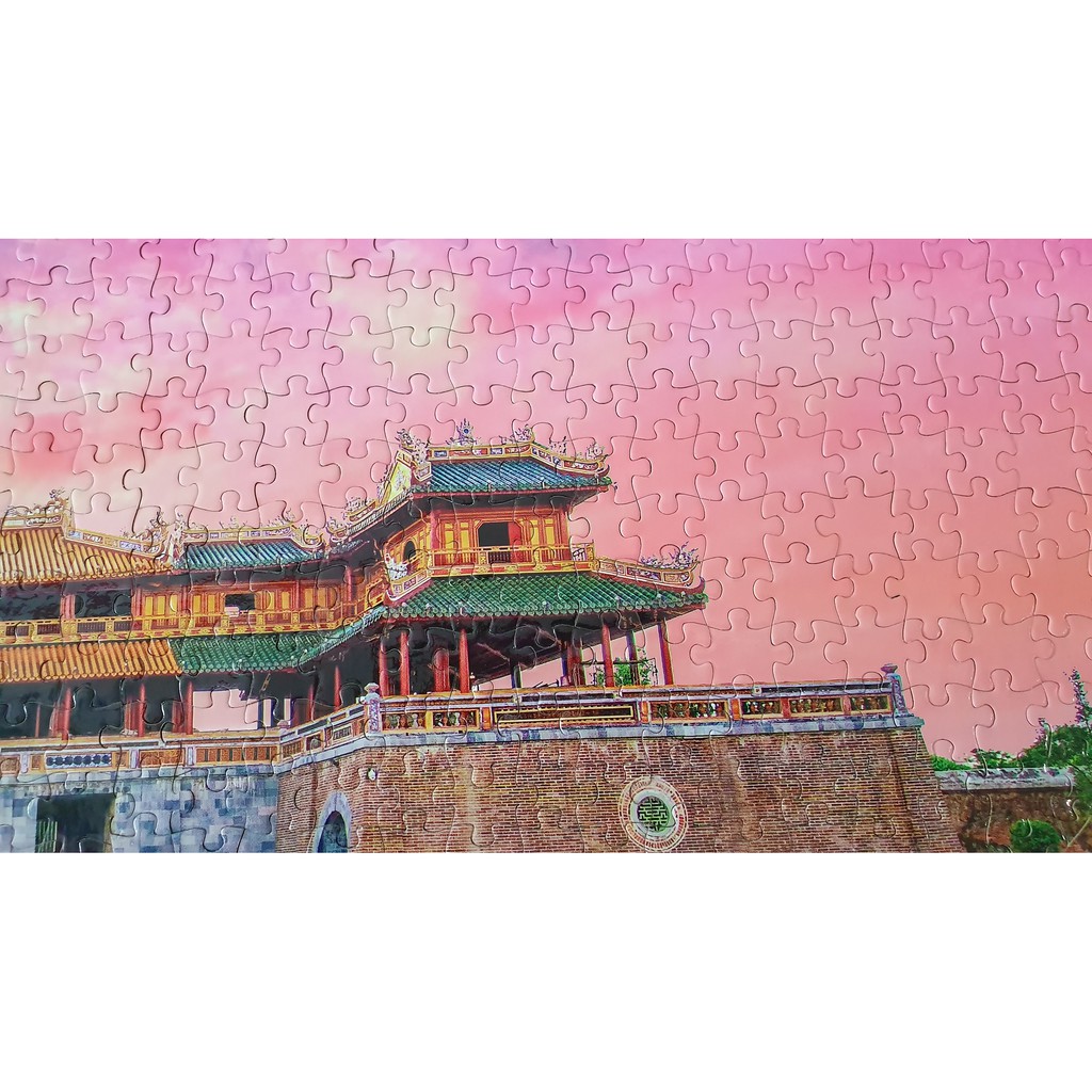 Bộ tranh xếp hình cao cấp 1000 mảnh 50x80cm – Cố Đô Huế