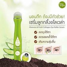Cây Lăn Mắt Lô Hội Và Collagen Baby Bright 15ml Thái Lan