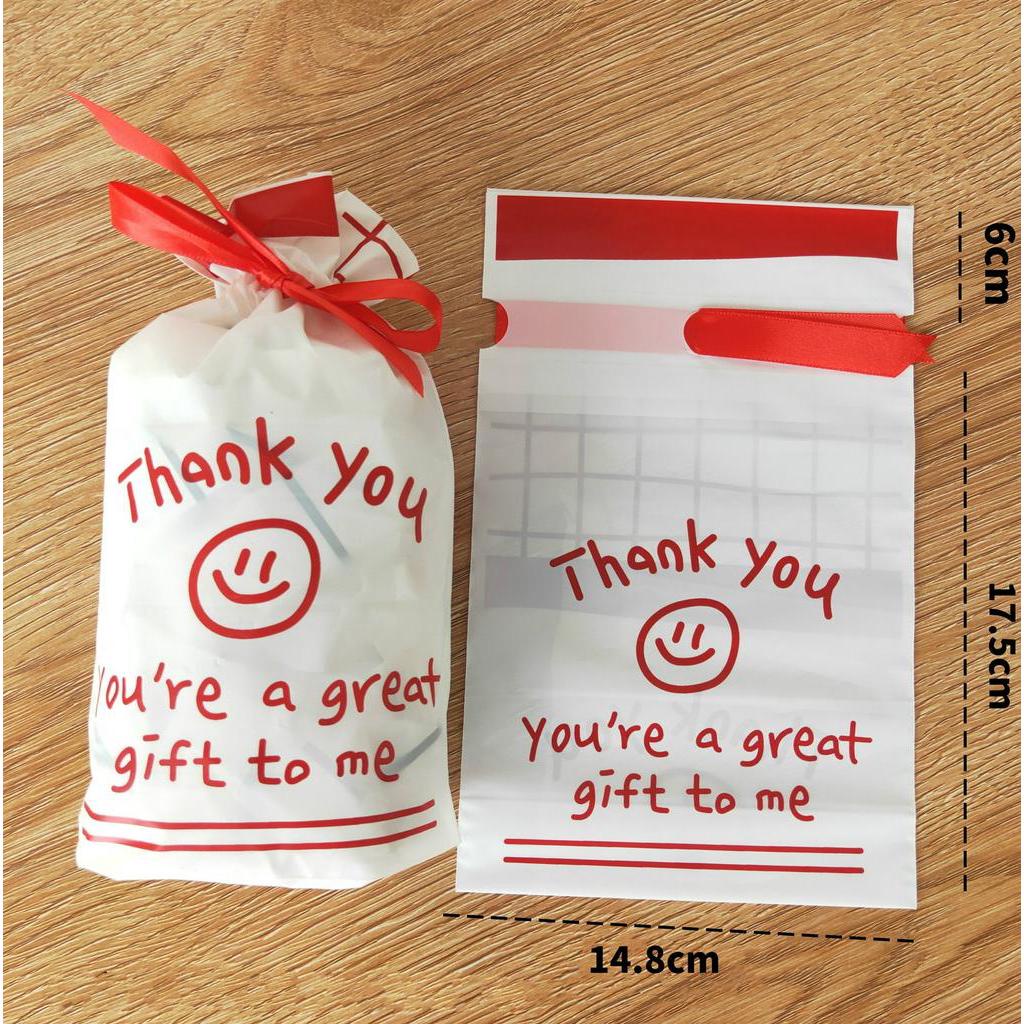 Túi dây rút hình mặt cười dễ thương