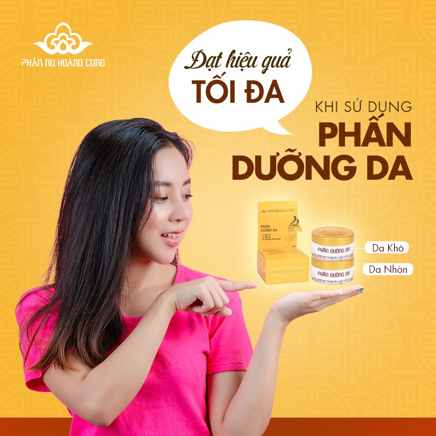 Phấn dưỡng da nhờn/ da hỗn hợp/ da thường/ da khô Phấn Nụ Hoàng Cung 25gram/hộp | BigBuy360 - bigbuy360.vn