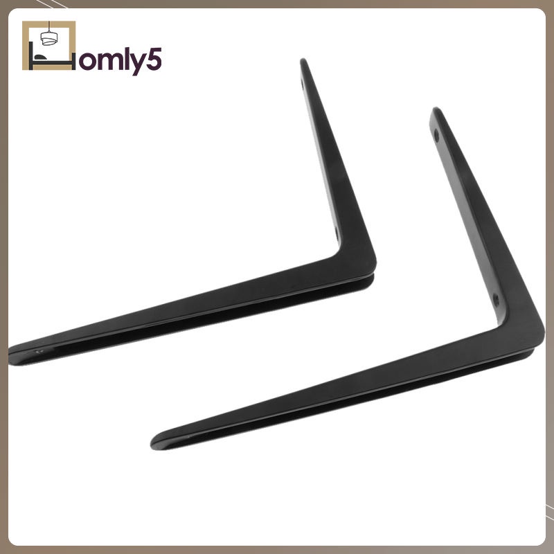 Giá đỡ kệ treo tường hình chữ L 10x15cm bằng kim loại chất lượng