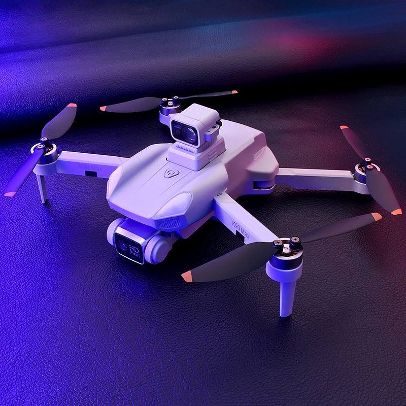 Máy bay điều khiển K90 PRO MAX, flycam 4k cảm biến chống va chạm, chế độ tự động quay về, Camera kép 4K/1080P, Pin 3000P