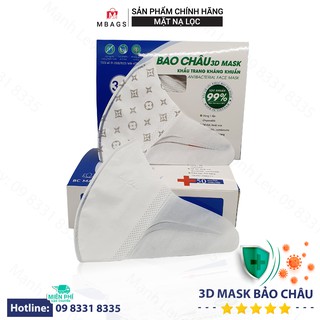 Khẩu Trang 3D Mask Bảo Châu Công Nghệ Dập Nhật Bản ( Hộp 50 cái ) - Hàng Chính Hãng