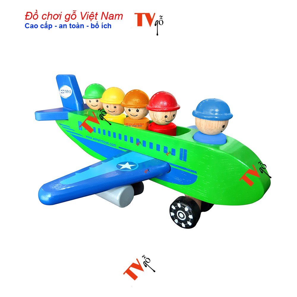 Đồ chơi mô hình khối gỗ Việt nam | Đội bay siêu đẳng winwintoys