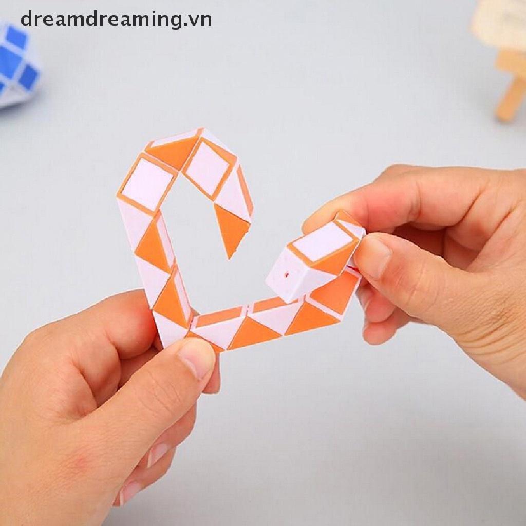 1 Đồ Chơi Xếp Hình Rắn 3D Độc Đáo Giáo Dục Sớm Cho Bé