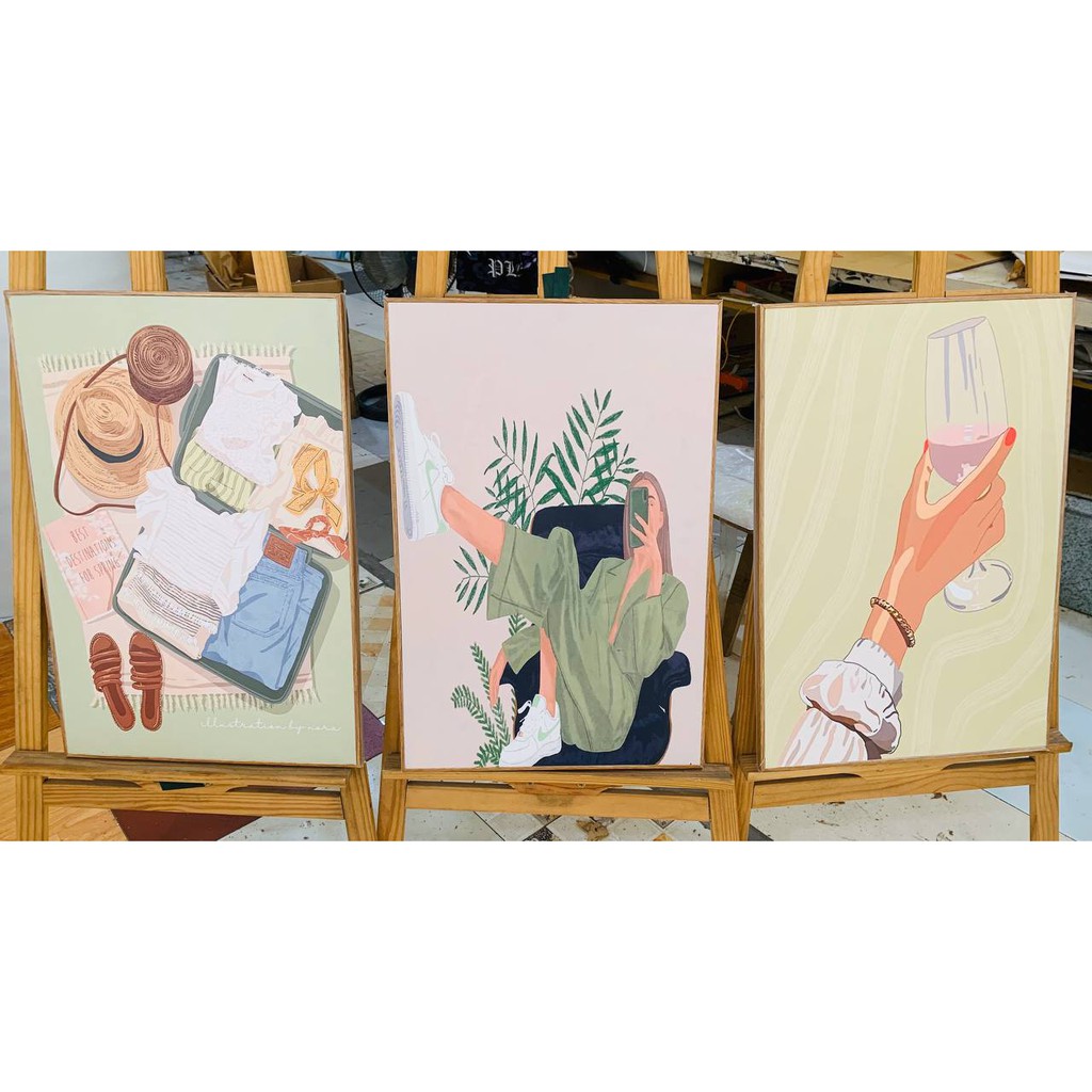 (25 mẫu) Tranh bộ 3 canvas phủ kim sa trang trí phòng khách, phòng ngủ, phòng ăn in mực UV cao cấp | BigBuy360 - bigbuy360.vn