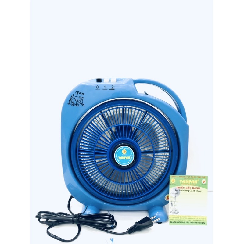 QUẠT HỘP BÀN ĐẢO NHỎ 2 NẤC 28W - YANFAN BD268 - QUẠT GIÓ NHẸ PHÙ HỢP CHO TRẺ SƠ SINH VÀ TRẺ NHỎ