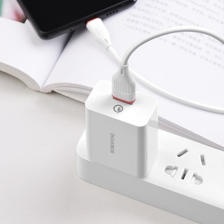 Borofone - bộ cóc cáp sạc nhanh ba21 - cổng micro