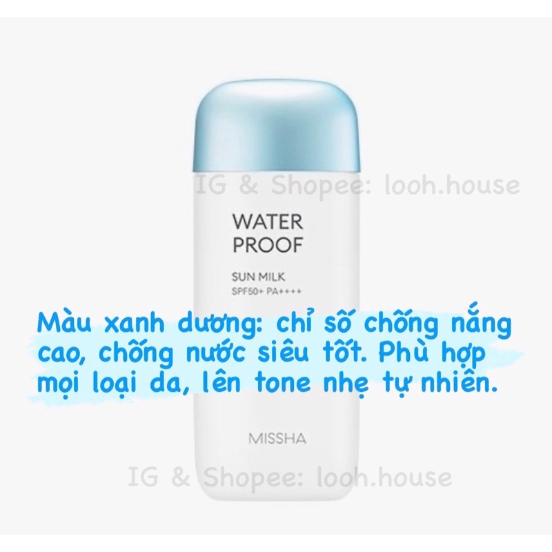 [Kèm Bill] Kem chống nắng Missha 70ml