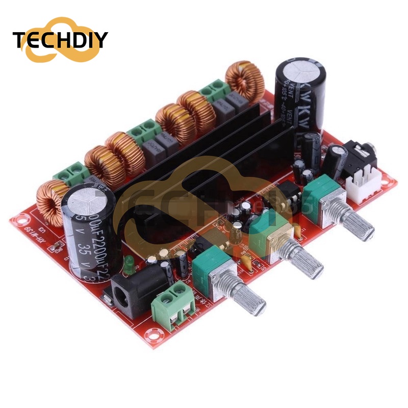 Bảng Mạch Khuếch Đại Âm Thanh Kỹ Thuật Số TPA3116D2 DC12V-24V 2x50W+100W XH-M139 2.1