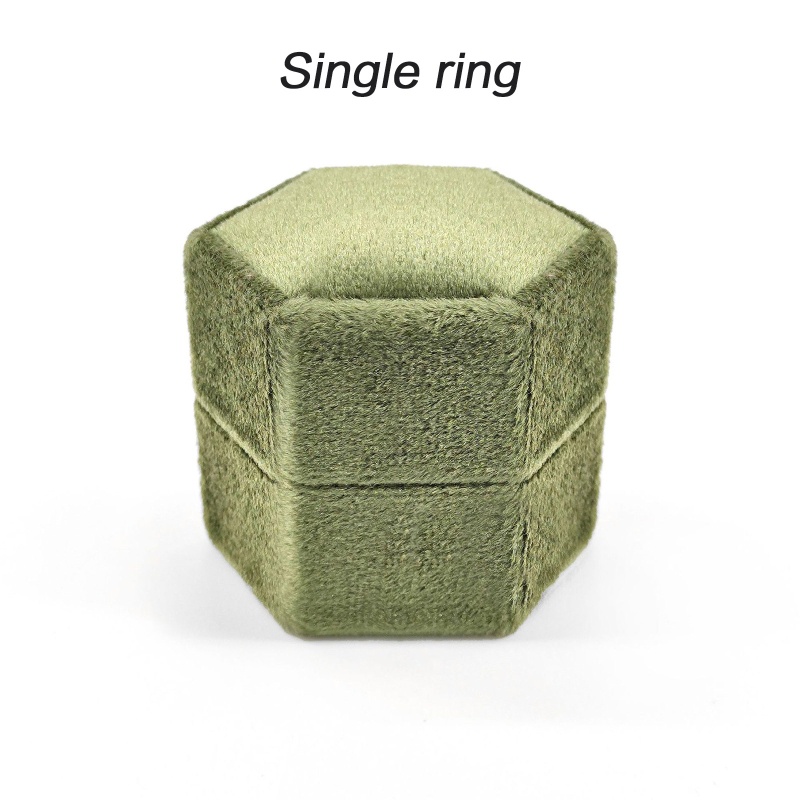 Vỏ Bọc Nhẫn Cưới Bằng Nhung Có Nắp Tháo Rời Được Tiện Lợi