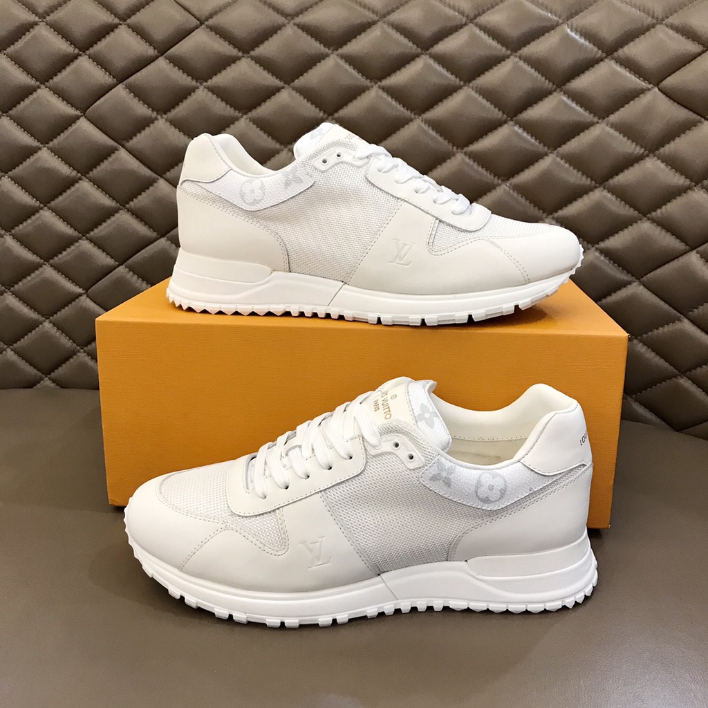 Giày Sneakers da thật cao cấp Luois Vuitton LV mang phong cách thể thao, cá tính