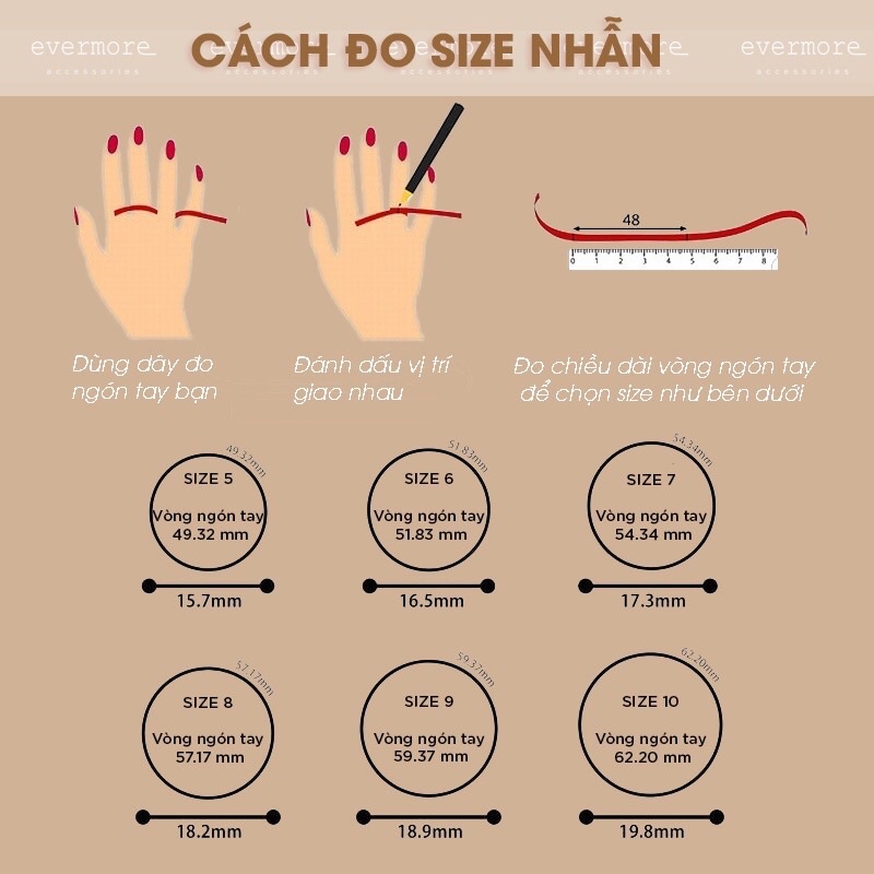 Nhẫn bạc Ý 925 đính đá 5 ly Cinderella EVERMORE thanh lịch, cổ điển - N025