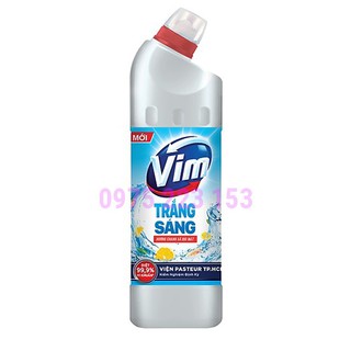 Gel tẩy rửa bồn cầu nhà tắm Vim trắng sáng hương chanh sả 880ml