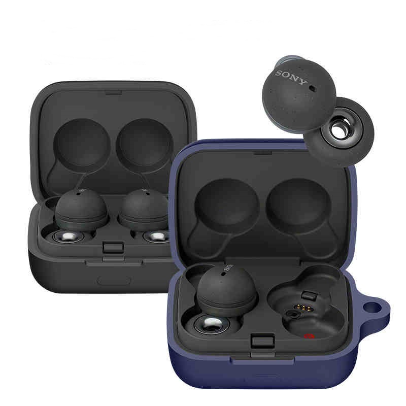 Ốp Case Silicon Dành Cho Sony LinkBuds WF-L900 Kèm Khóa Treo