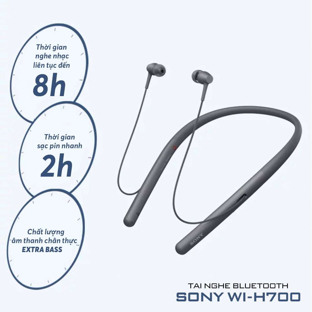 Tai nghe blutooth chip H700 phiên bản thể thao blutooth Sony WI-H700 siêu bass cực đẹp