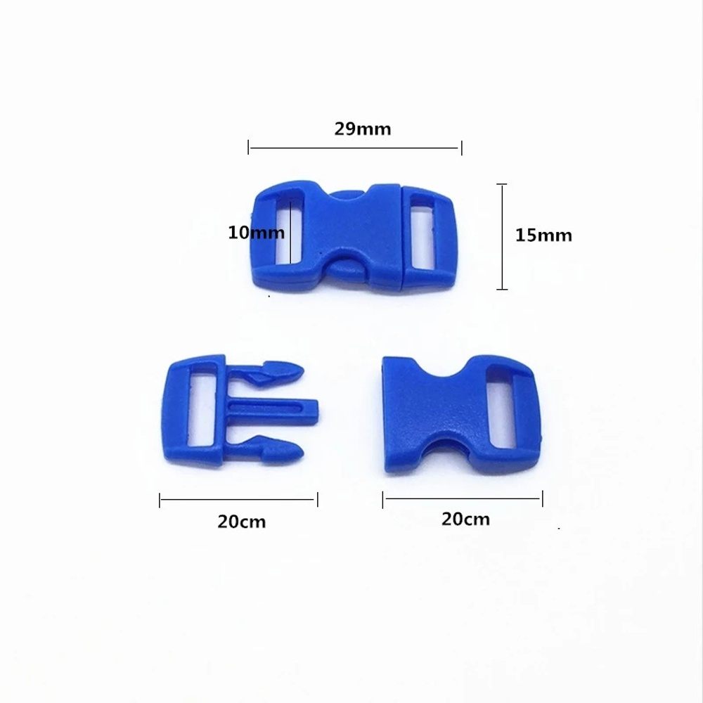 10 Khóa nhựa nhiều màu sắc cho dây dù cắm trại ngoài trời