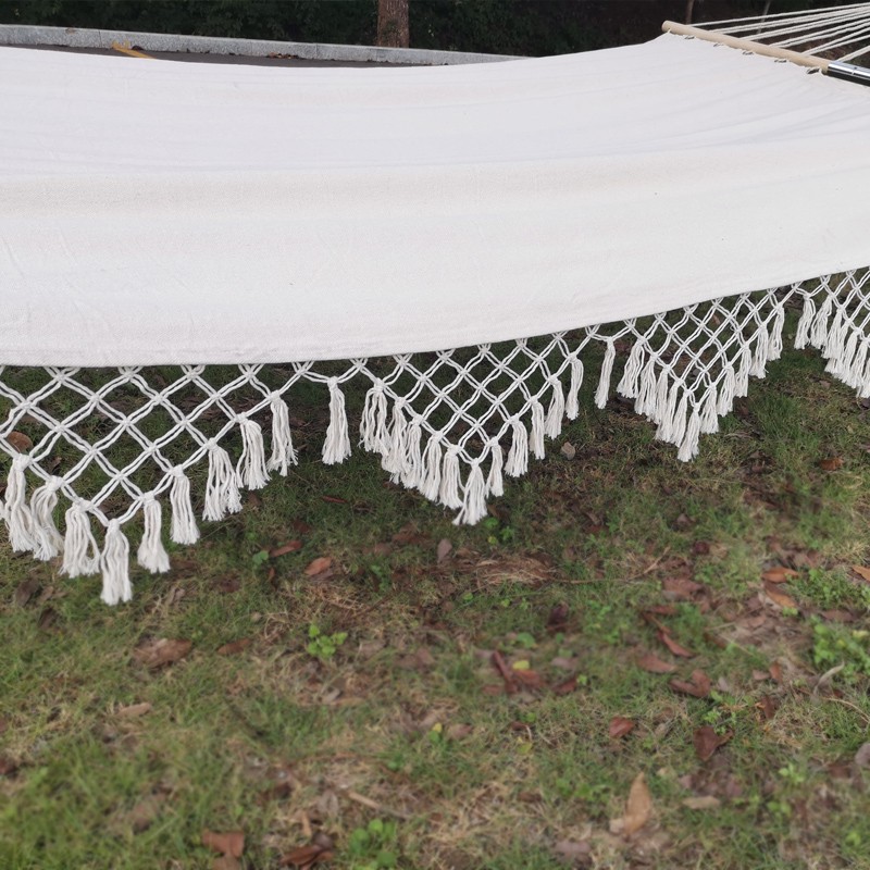 Võng Tua Rua Khung Gỗ Tròn Lớn Võng Tua Rua Siêu To 140x200cm PA10050