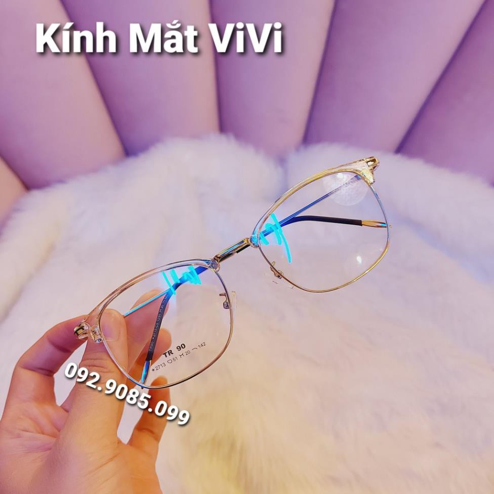 Gọng kính cận kim loại thanh mảnh V2713 - Kính thời trang 0 độ | BigBuy360 - bigbuy360.vn
