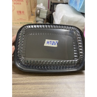 Set 50 cái hộp cơm đen lớn Ht203