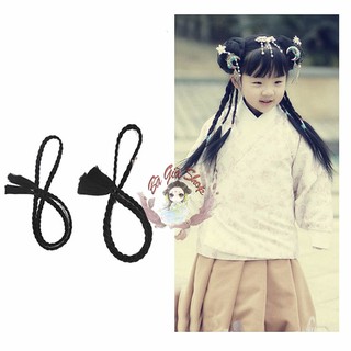 Set búi tóc giả cổ trang trẻ em