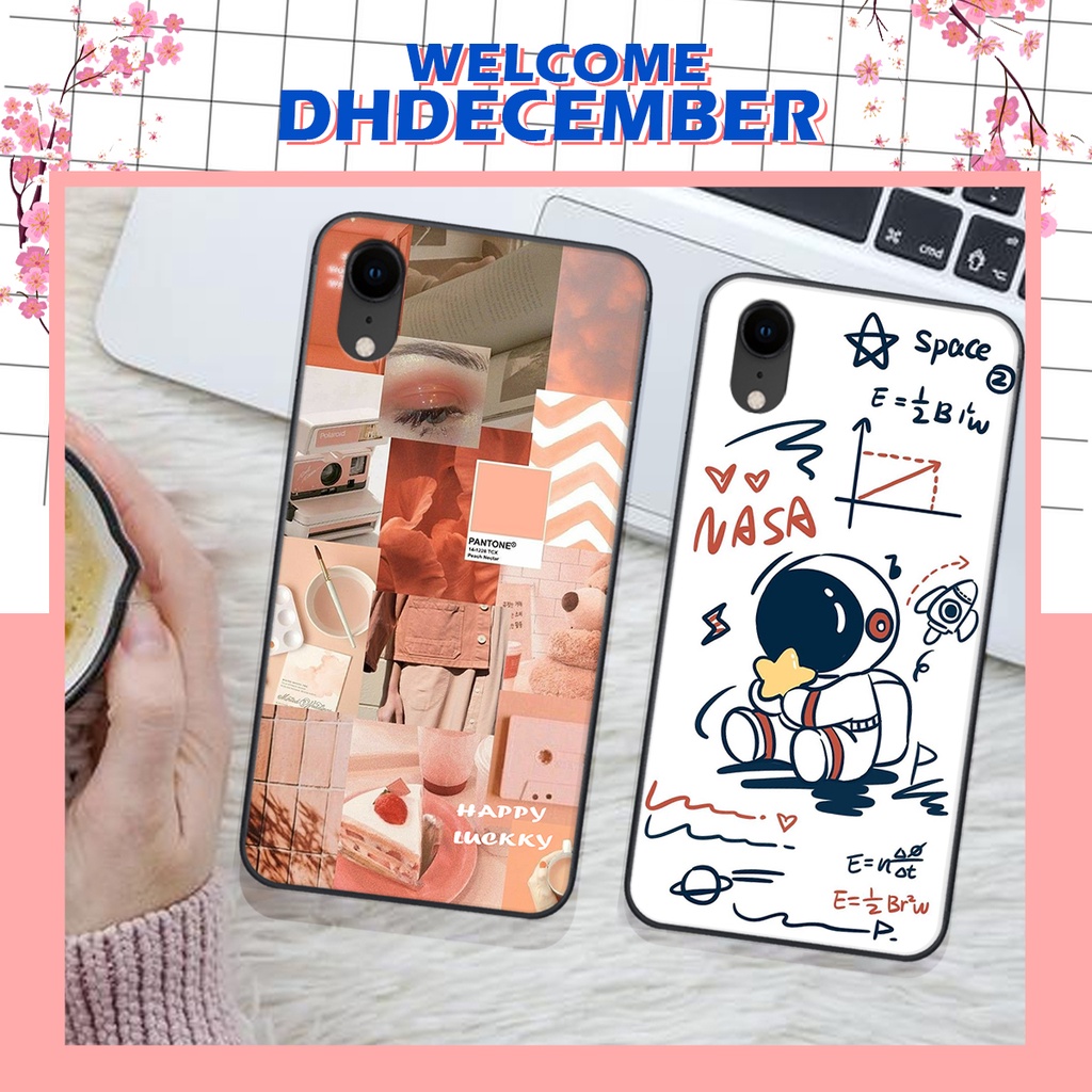 Ốp lưng iphone XR in hình nice ,good luck happy ốp xinh viền dẻo đẹp chất