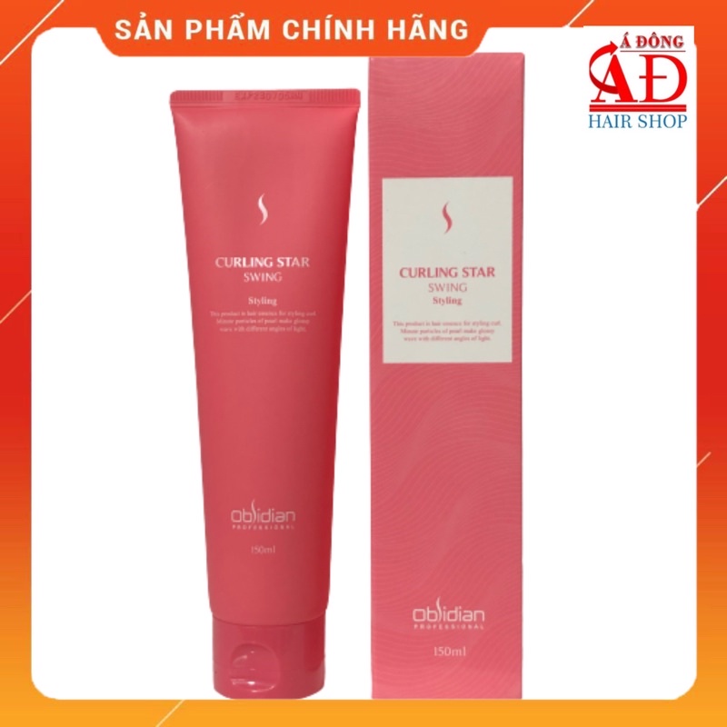 [Chính hãng] [Siêu rẻ] Gel tạo kiểu tóc uốn xoăn bồng bềnh - Obsidian Curling Star 2 Swing 150ml