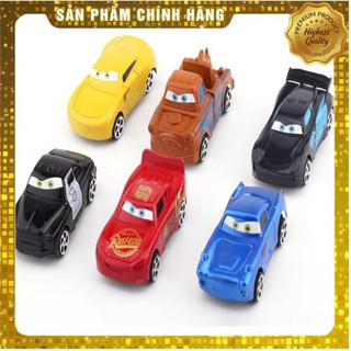 Set 6 ô tô Macqueen,ô tô trang trí bánh sinh nhật,trang trí bánh kem,ô tô đồ chơi cho bé,trang trí nhà cửa