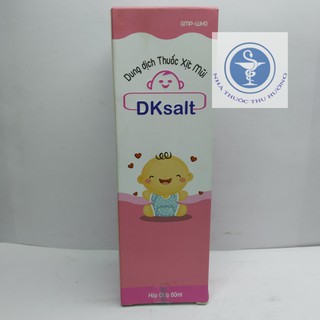 DK Salt Baby dung dịch vệ sinh mũi cho trẻ em 60ml