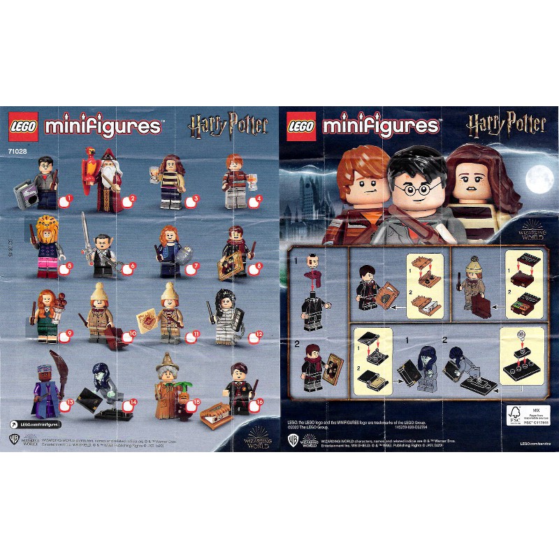 Lego Minifigures 71028 - Bộ xếp hình Lego Nhân vật Harry Potter, Series 2