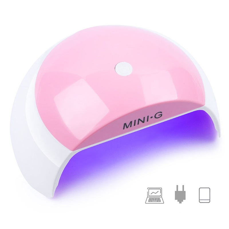 Đèn LED UV 30s USB Hong Khô Sơn Móng Tay 48W Có Hẹn Giờ