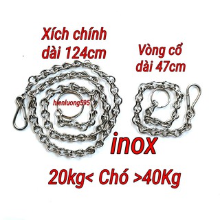 Xích chó mèo inox các cỡ