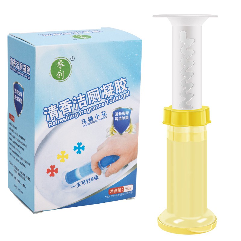 Gel Khử Mùi Bồn Cầu COZYBIN - Gel Thơm Khử Trùng Bồn Cầu Dạng Thạch Hình Bông Hoa